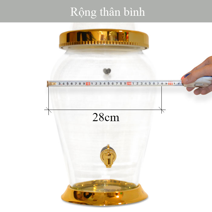 Bình thủy tinh YC–18L K113 4 Bình thủy tinh YC–18L K113 4